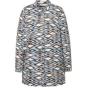 Studio Untold Blouse  hemelsblauw / gemengde kleuren