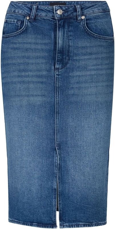 JOOP! - Jeansrock - Blauw Gemêleerd - Kokerrok - Knielengte