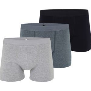 ABOUT YOU Boxershorts 'Mario'  marine / duifblauw / grijs gemêleerd