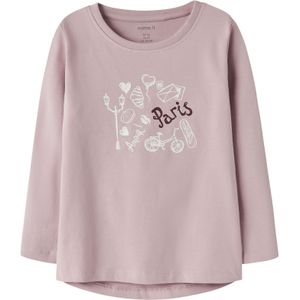 Top - Lange Mouwen - Glitterprint - Regular Fit