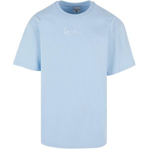 Karl Kani - Small Signature Essential - Overhemd - Lichtblauw - Korte Mouwen