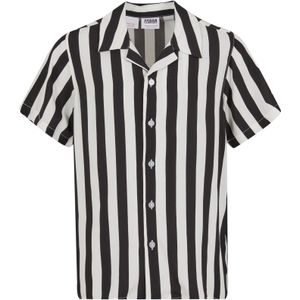 Urban Classics Overhemd  zwart / wit