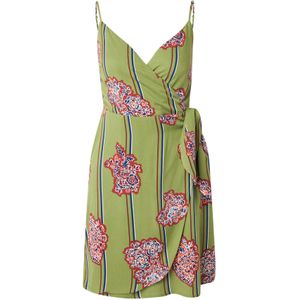 ONLY Jurk 'ONLALMA'  donkerblauw / olijfgroen / riet / roestrood