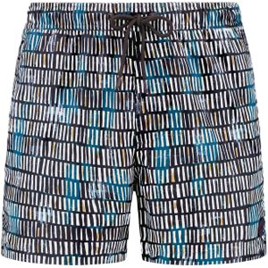 Shiwi - Zwemshorts 'Nate' - Blauw - Gestreept - Taille met Trekkoord