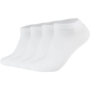 Enkelsokken - Wit - Ondoorzichtig - 4 Paar