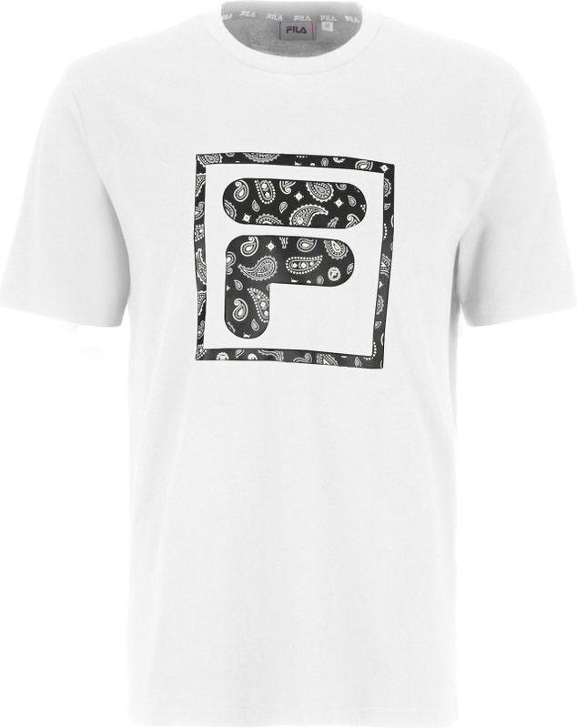 FILA - Shirt - Wit - Gemengde Kleuren - Kwartmouw