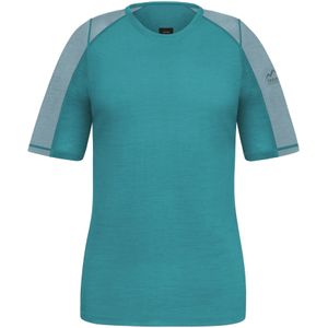 normani Functioneel shirt 'Esperance'  basaltgrijs / petrol / zwart