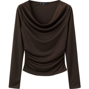 MANGO Shirt 'ODETTE'  bruin