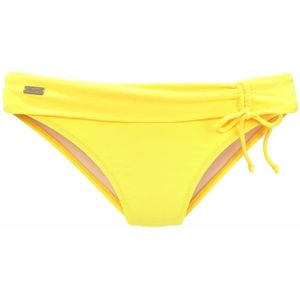 Unikleur Bikinibroekje - Geel - Polyamide Microvezel