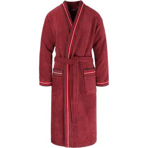 normani Badjas lang  bordeaux / kersrood / knalrood / wit