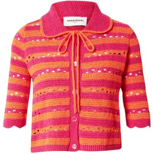 Sonia Rykiel Gebreid vest  oranje / fuchsia