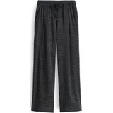 OPUS - Marou - Bandplooibroek - Nachtblauw/Olijfgroen - 7/8 lengte