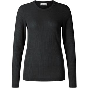 Rich & Royal - Longsleeve NOS EV R LS - Zwart - Met Glittergaren