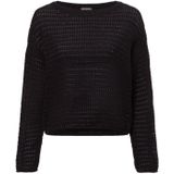 Imenia - Gebreide Trui - Effen - Katoen - Lange Mouw - Normale Pasvorm