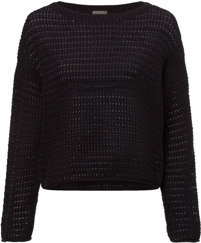 Imenia - Gebreide Trui - Effen - Katoen - Lange Mouw - Normale Pasvorm