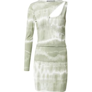 Nasty Gal Jurk  kaki / wit