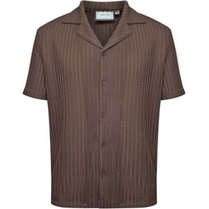 SikSilk Overhemd  bruin