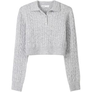 Bershka Trui  grijs gemêleerd