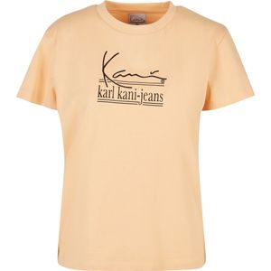 Karl Kani Shirt  abrikoos / zwart
