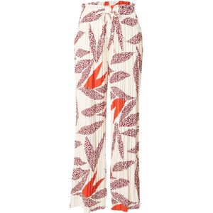 Hailys Broek 'Pr44issa'  oranje / donkerrood / natuurwit