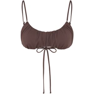LeGer - Dotta - Bikinitop - Donkerbruin - Soft Cup