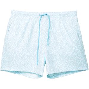 Pull&Bear Zwemshorts  lichtblauw / wit