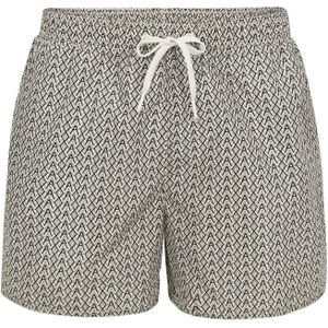 ARMANI EXCHANGE Zwemshorts  crème / zwart