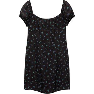 Pull&Bear Zomerjurk  blauw / aqua / kaki / zwart