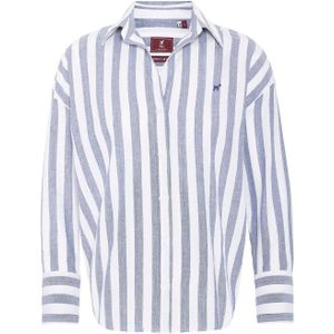 Williot Blouse  navy / wit