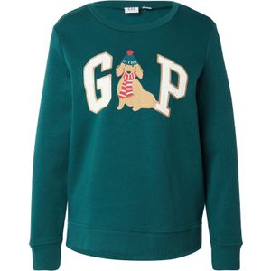 GAP Sweatshirt  beige / donkergroen / rood / wit