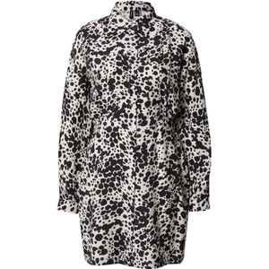 VERO MODA Blousejurk 'JOSIEDORA'  lichtgrijs / zwart