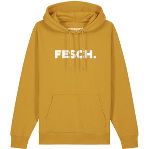 Watapparel Sweatshirt 'Fesch'  oker / donkergeel / wit