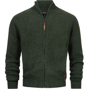 INDICODE JEANS Gebreid vest 'Peace'  groen