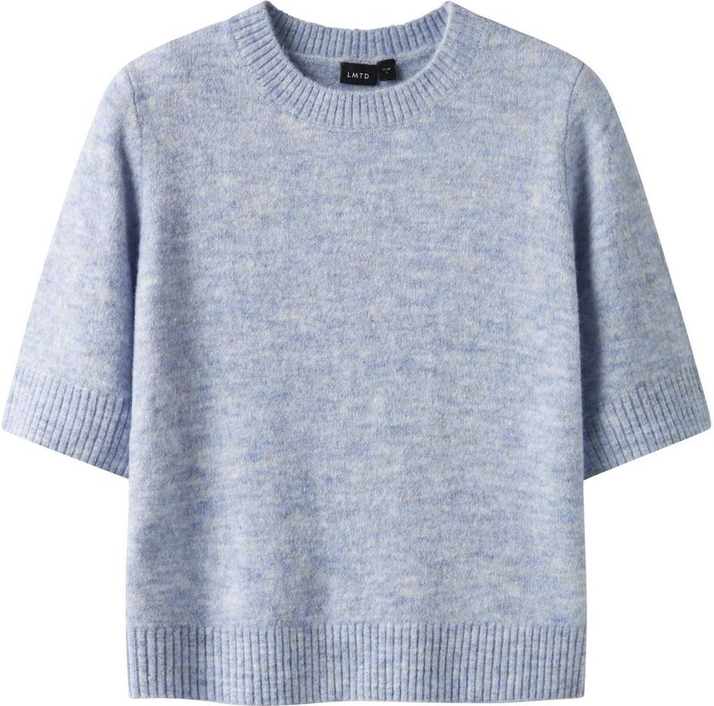 Gebreide Trui - Regular Fit - Korte Mouwen - Ronde Hals