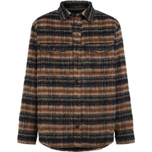 J.Lindeberg Overhemd  oker / lichtbruin / donkergrijs