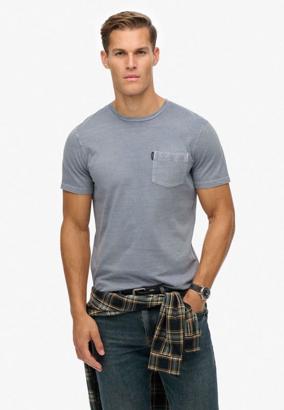 Superdry - Classic Essential Pocket - T-shirt - Ontspannen Pasvorm