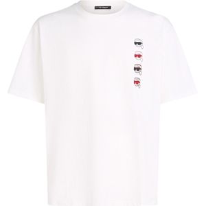 Karl Lagerfeld Shirt  rood / zwart / wit