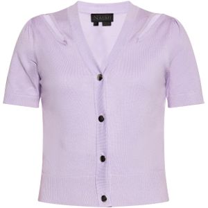 NAEMI Gebreid vest  lavendel