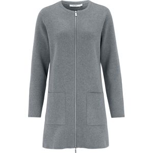 Cellbes of Sweden Gebreid vest  grijs gemêleerd