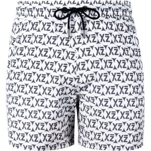 YEAZ Zwemshorts 'Seashey'  zwart / wit