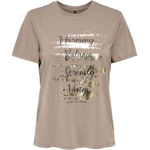 Only - ONLFREE LIFE MODAL S/S ATELIER TOP JRS - T-shirt - Mountain Trail - Korte Mouwen