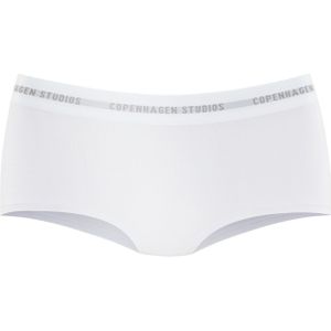 Copenhagen Studios - Hipster - Wit - Zachte Logo-bund - Elastische Katoen-Modal Kwaliteit