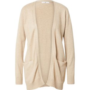 Hailys Gebreid vest 'St44acy'  beige gemêleerd