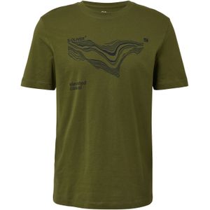 s.Oliver Shirt  donkerblauw / olijfgroen