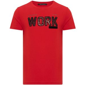 CIPO & BAXX Shirt  rood / zwart