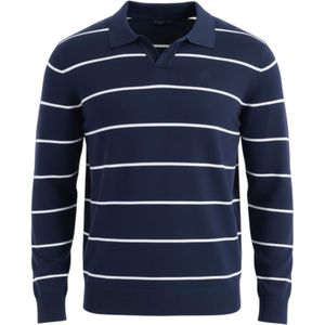 Ombre Shirt 'OM-POLS-0146'  blauw / wit