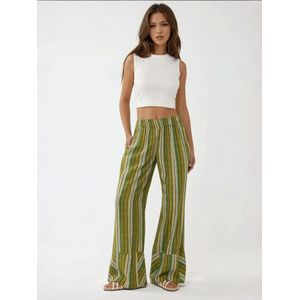 Hiccup Broek  groen / mintgroen / wit