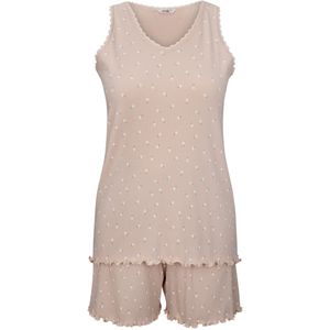 Goldenbay Korte pyjama 'Sofia'  beige / oranje