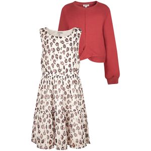 happy girls Set  bruin / rood / wit