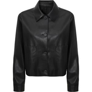 Tatuum - Boxa - Neplederen Jasje - Donker Chocoladebruin - Korte Jas